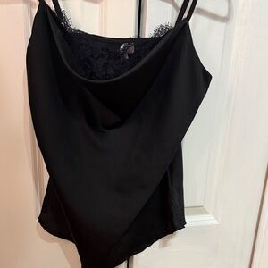 Pins & Needles Black Lace Cami Top